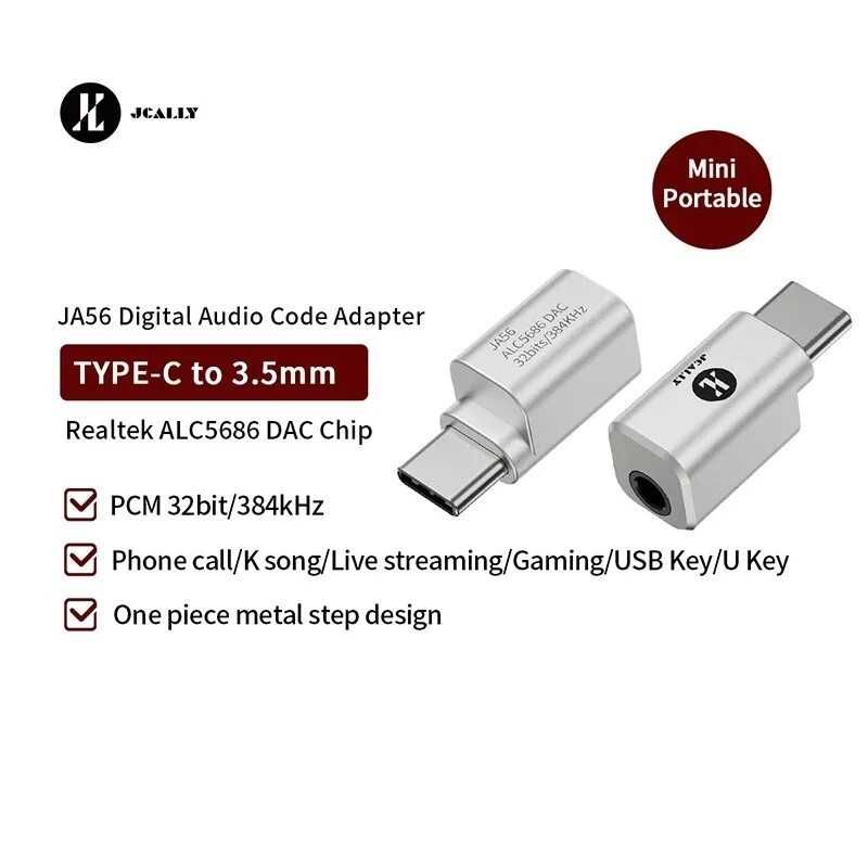 Przetwornik DAC 32bit Jcally JA56 Dac/Amp Realtek ALC5686