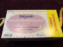 Физиологическая сыворотка BABYSOIN 40 доз