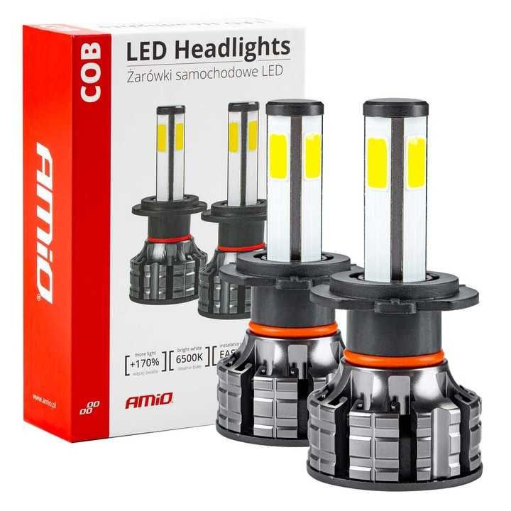 Żarówki Amio Led H7 mix