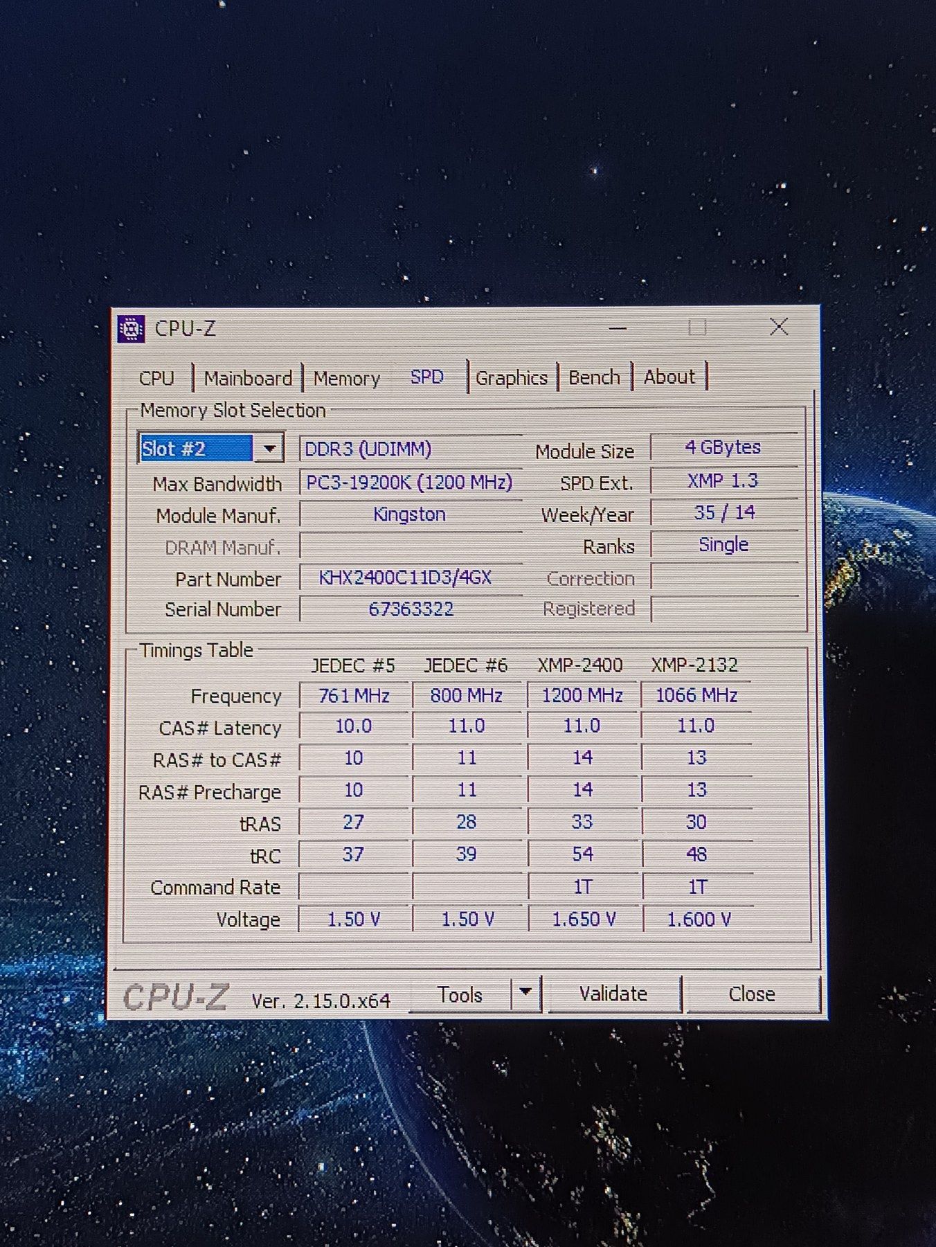 Память 8Gb DDR3-2400MHz Kingston HyperX KHX2400C11D3/4Gb (2X4Gb)