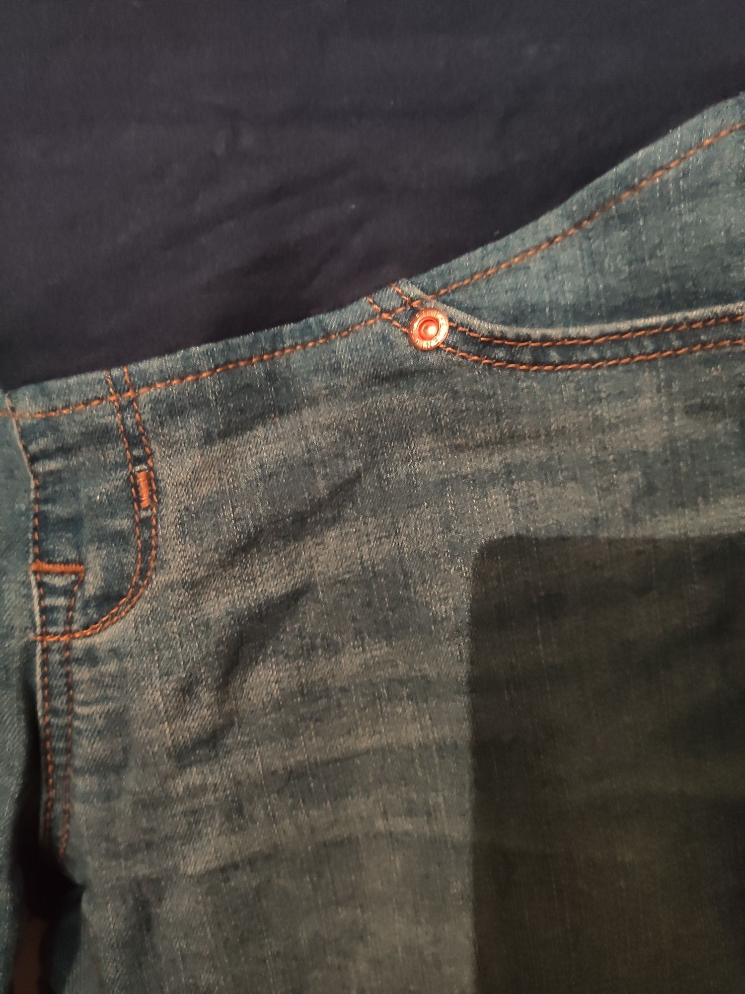Spodnie dżinsy ciążowe 34 H&M