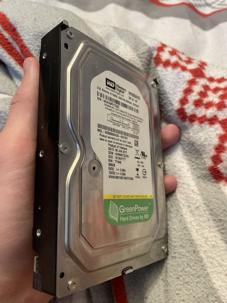 dysk twardy hdd aestern digital 500gb