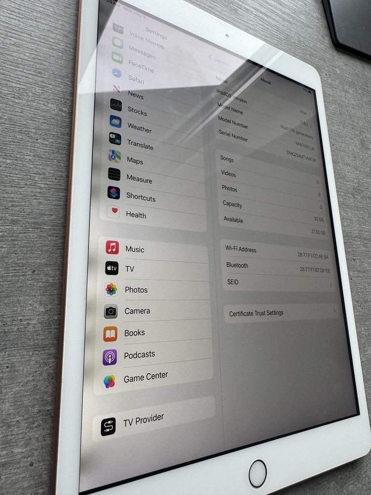 iPad 7 покоління. 32GB. Gold. Без обмежень. Гарантія