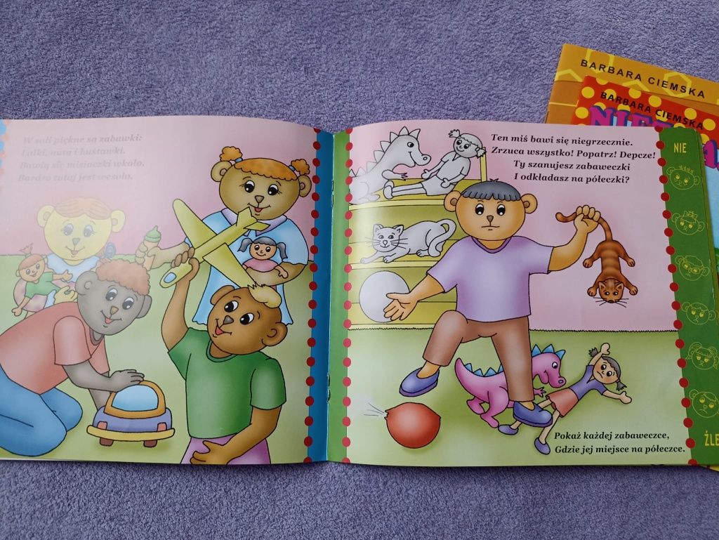 Zestaw książeczek zuzia, misie