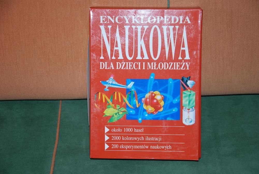 Książka dla dzieci Encyklopedia naukowa dla dzieci i młodzieży - nowa