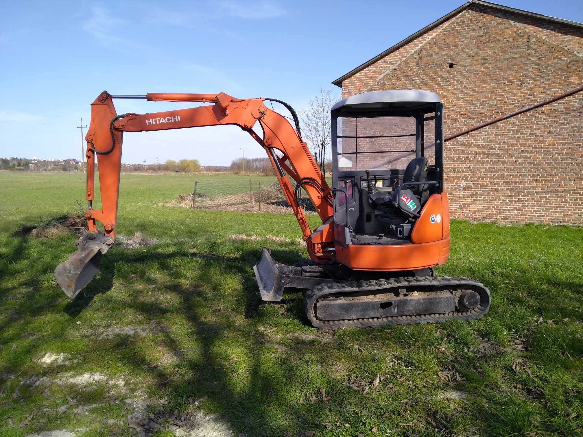 Wynajmę mini koparki 3,3 t i 2,6 t. Ładowarka Bobcat