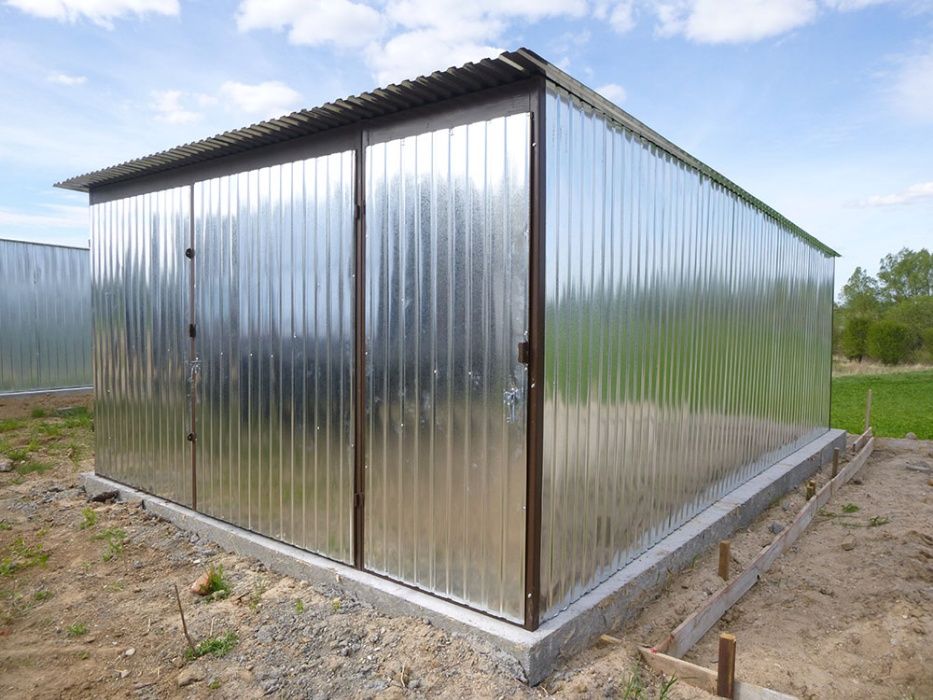 Garaż Blaszany na budowę Garaże blaszane wzmocnione od Producenta