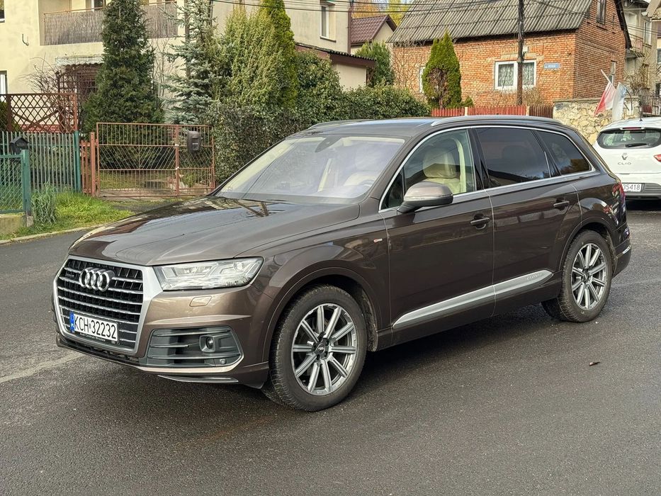 Audi Q7 50TDI 3.0 286KM mHev , Salon Polska, Serwis ASO AUDI, FV23%, Rej. 2019