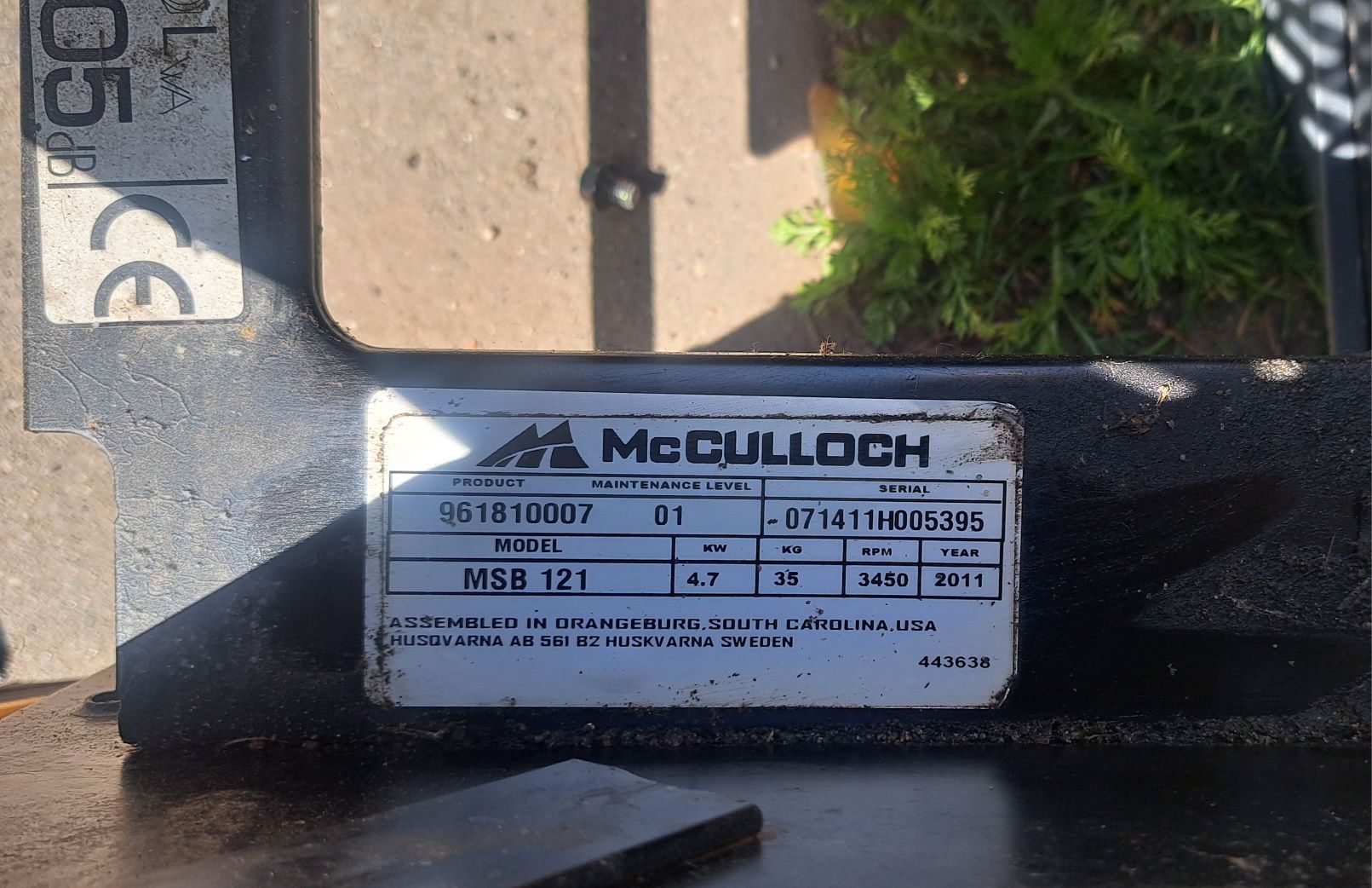 Odśnieżarka spalinowa MC CullochSB 121