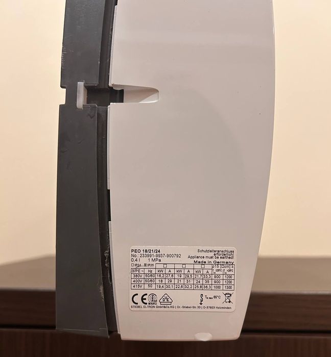Sprzedam Stiebel Eltron PEY 18/21/25 -Trójfazowy przepływowy ogrzewacz