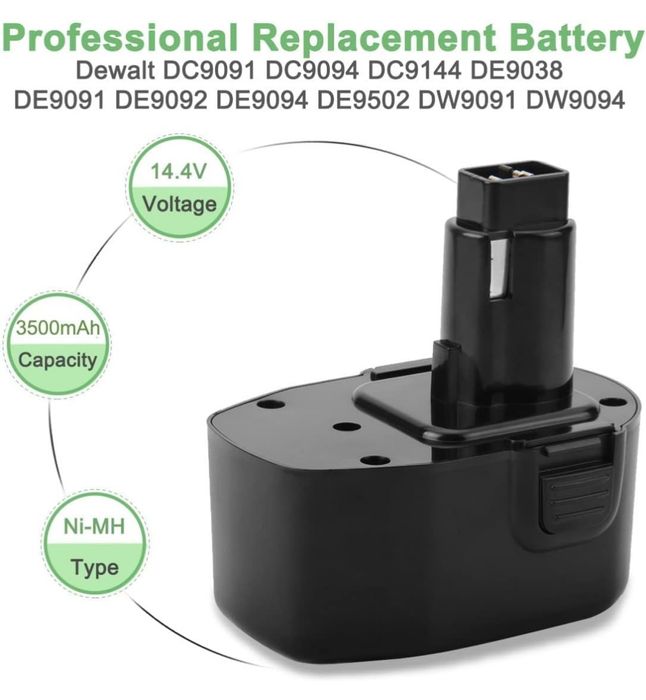 Akumulator Shentec DE9038 14.4V 3500mAh Ni-MH do Dewalt - zamiennik