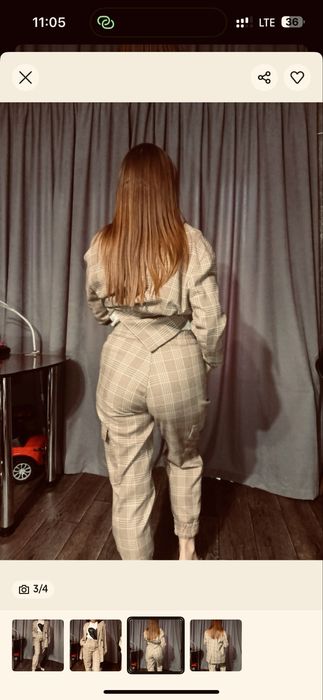 Костюм брючний оверсайз