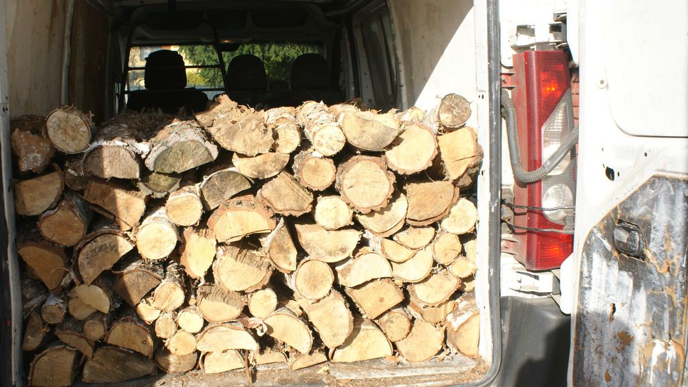 drewno drzewo kominkowe liściaste brzoza ,suche wilgotność poniżej 20%