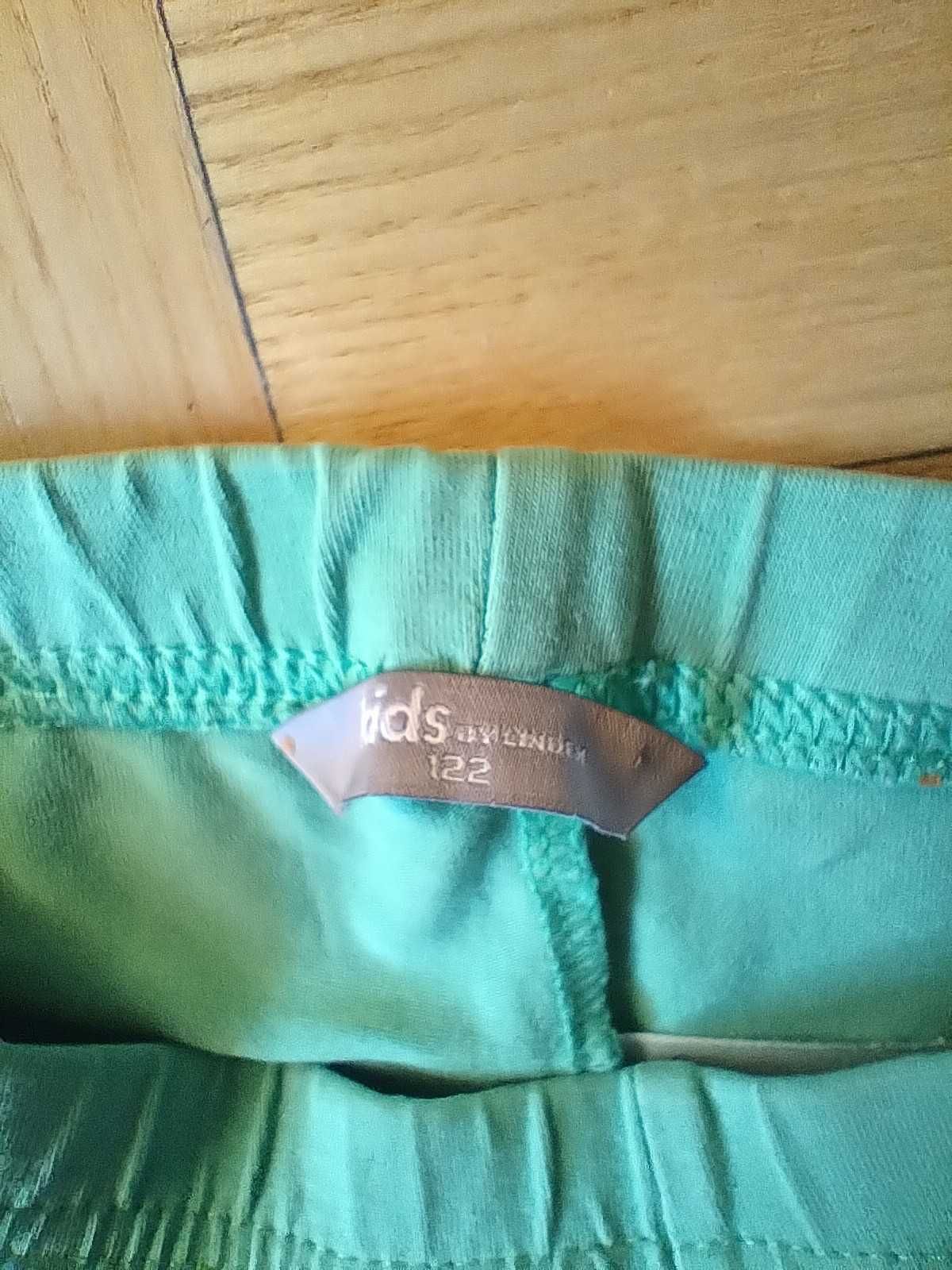 Zielone getry dla dziewczynki