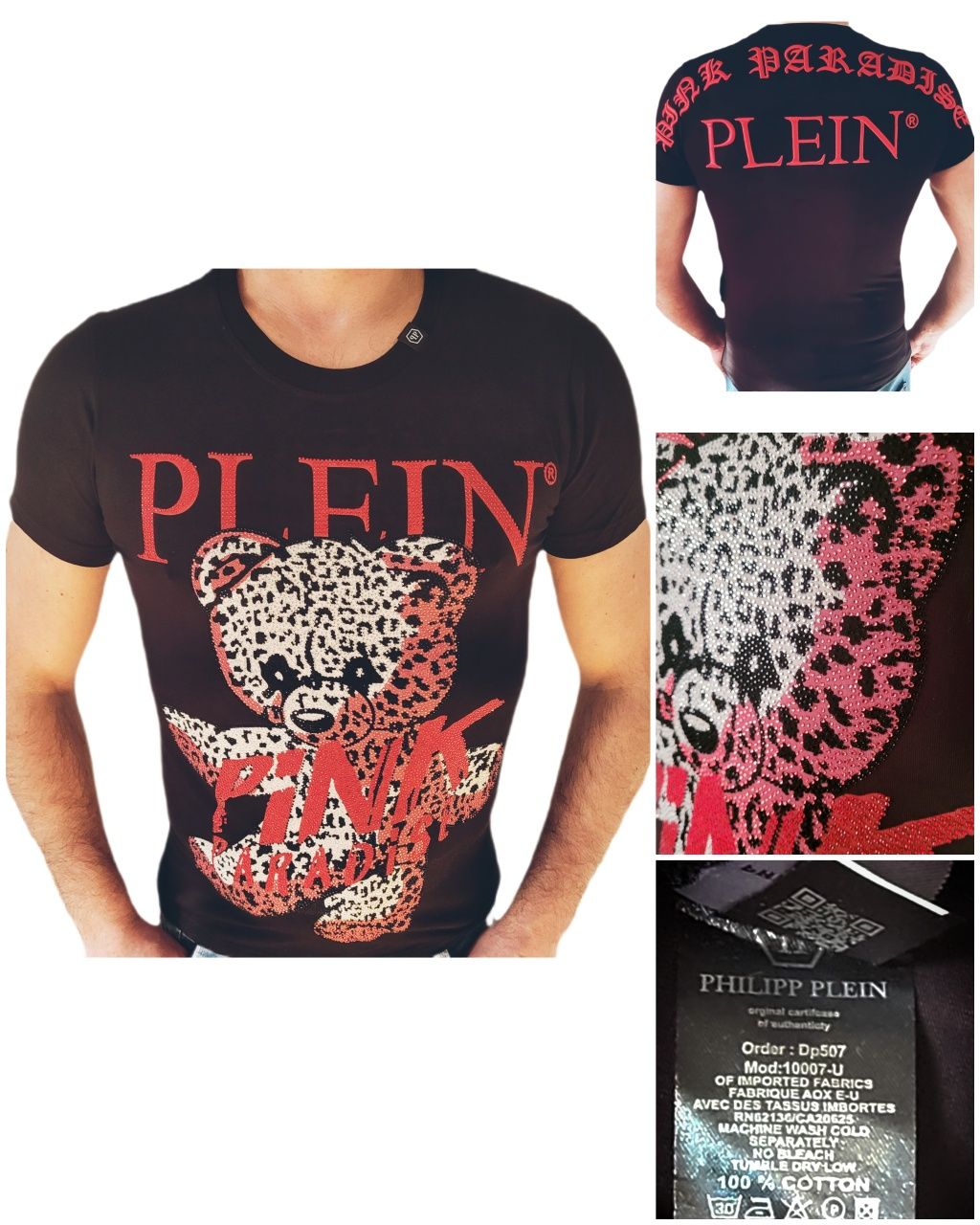 Philipp Plein Koszulka T-Shirt Miś Okazja