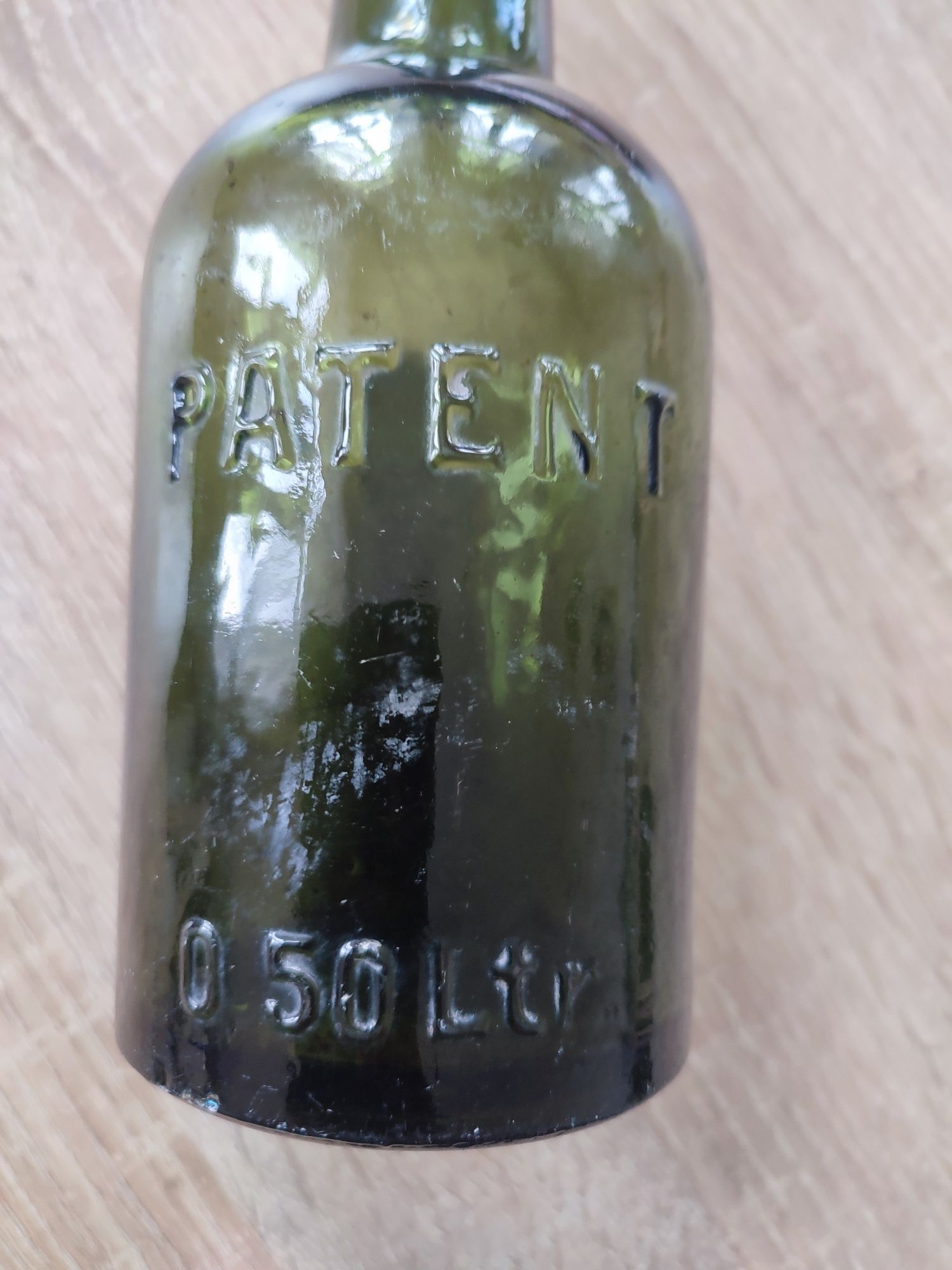 Przedwojenna butelka Arcyksiążęcy browar w Żywcu Patent