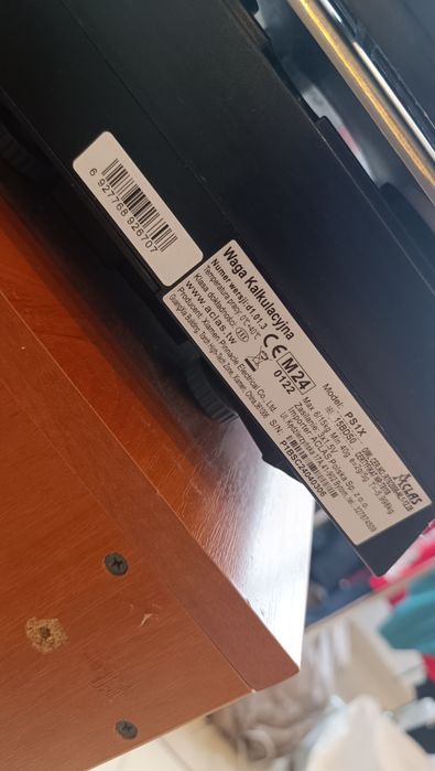 Waga sklepowa 15 kg/2g Aclas PS1 z legalizacją