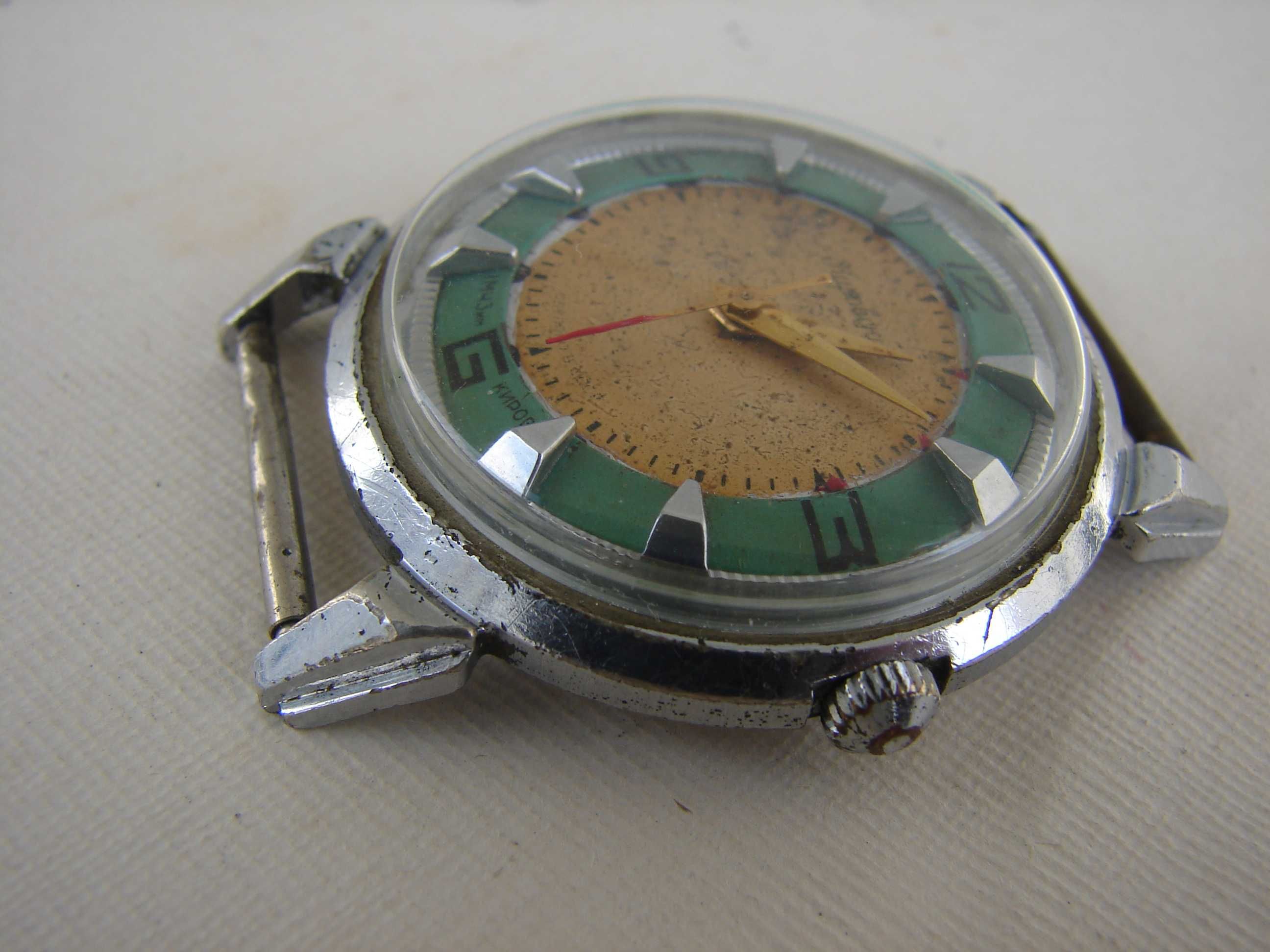 Kirowski / zielony ring - stary zegarek nr. 2