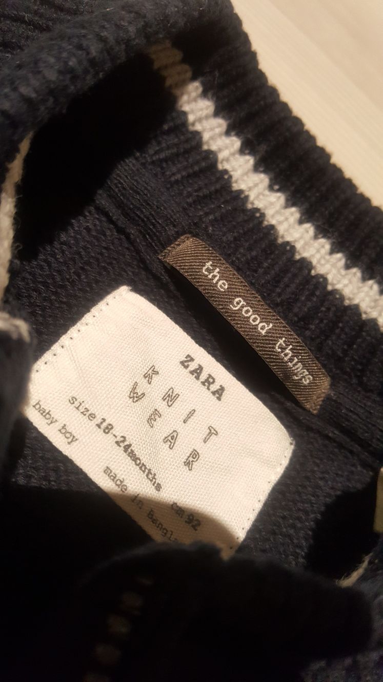 Sweterek Chłopięcy Zara 18-24 m-ce