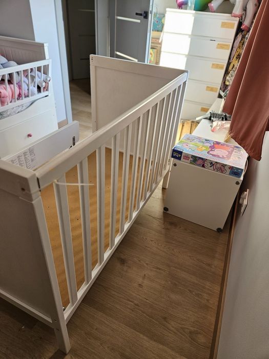 Lozeczko 120 x 60 Ikea regulowane z materacem