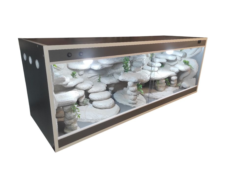 Terrarium 150x55x50cm agama gekon wąż jaszczurka