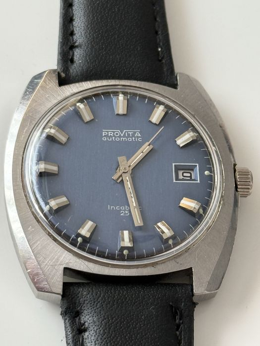 Zegarek Provita Automatic 25jewels, duromat, duży 40mm, na gwarancji