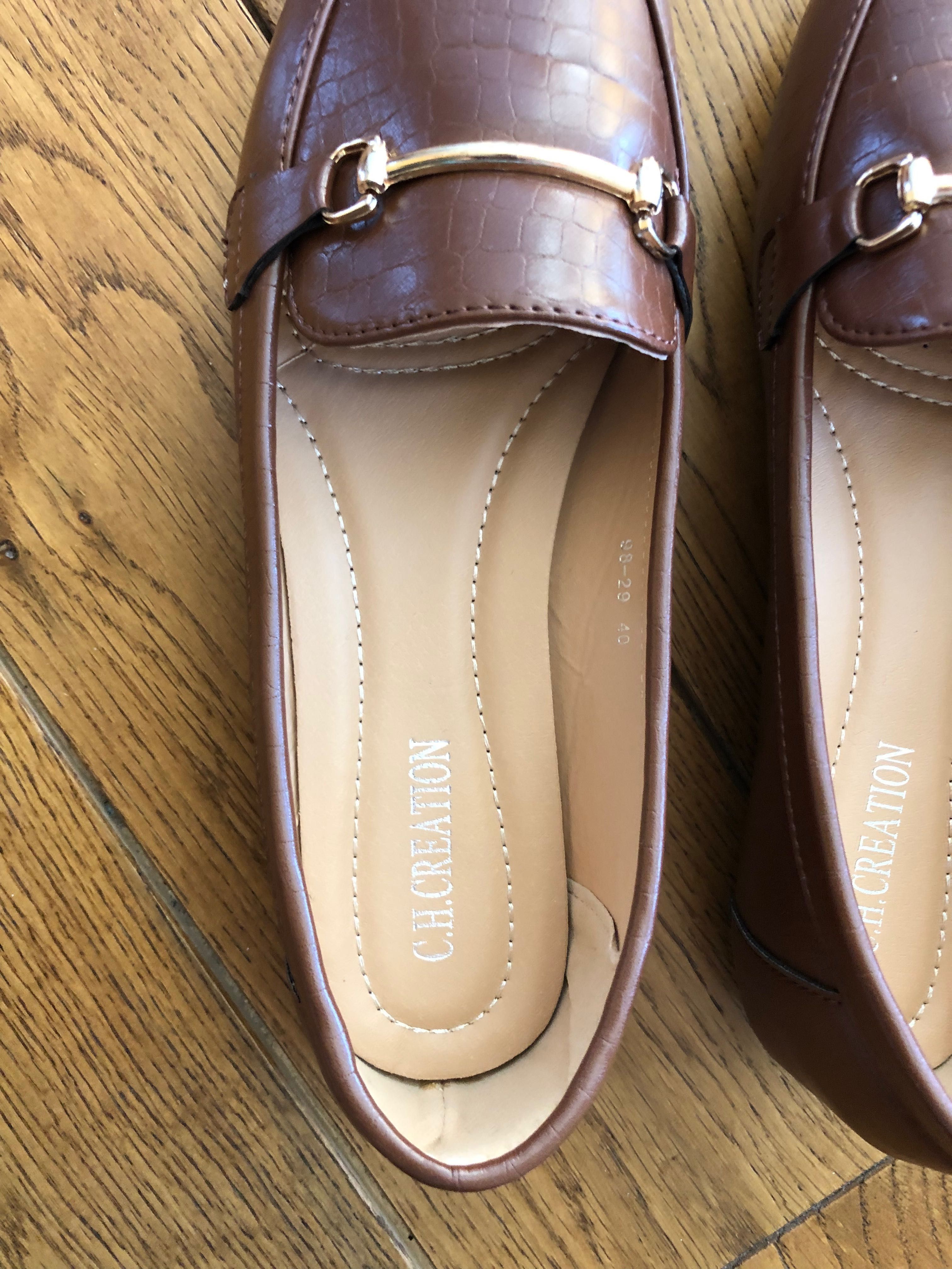 Mokasyny camel brąz nowe rozmiar 40
