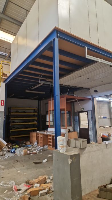 Mezanino estrutura aço