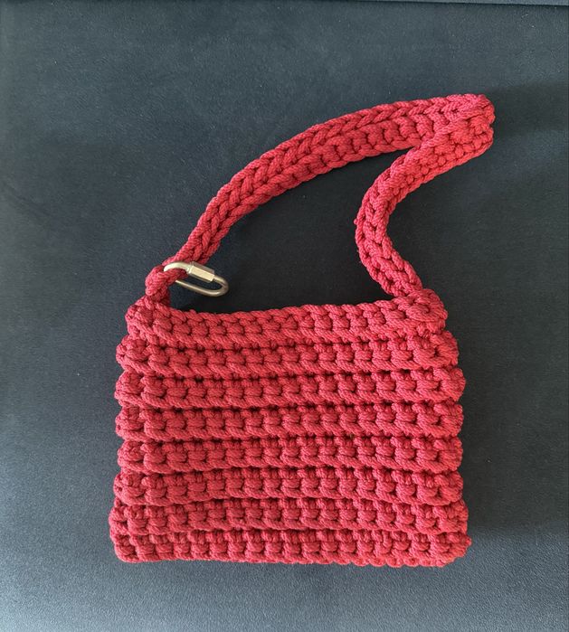 Сумка вʼязана Zinka bags рожева