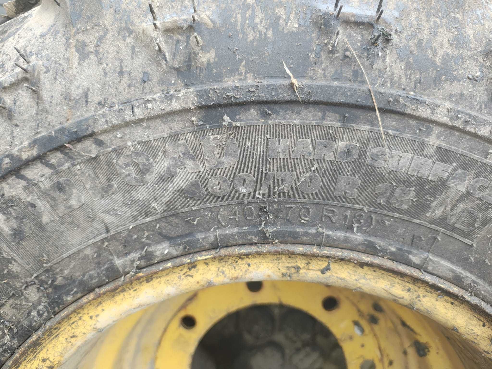 Koła pełne komplet 400/70R18 Michelin na śmietnisko i złomowisko
