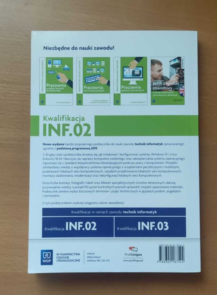Podręcznik nowy INF.02 część 2 do nauki zawodu Technik Informatyk