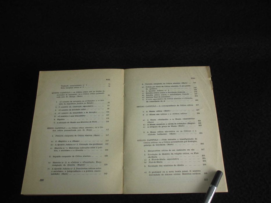 Livro A Sagrada Família Marx e Engels