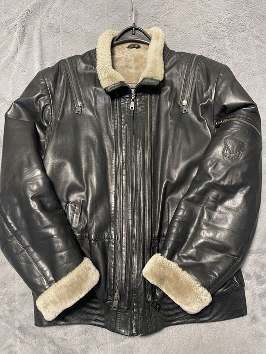 Куртка мужская кожаная зимняя р. 50.