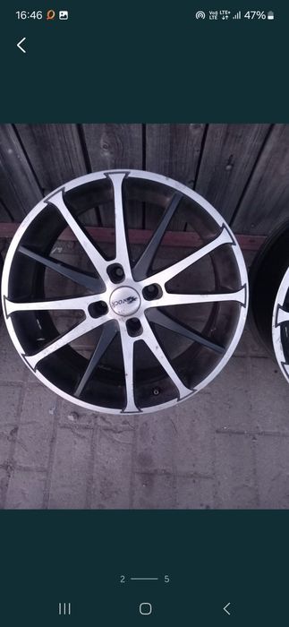 Komplet felg aluminiowych 17' . 4x108 pegout, ford , citroen , audi
