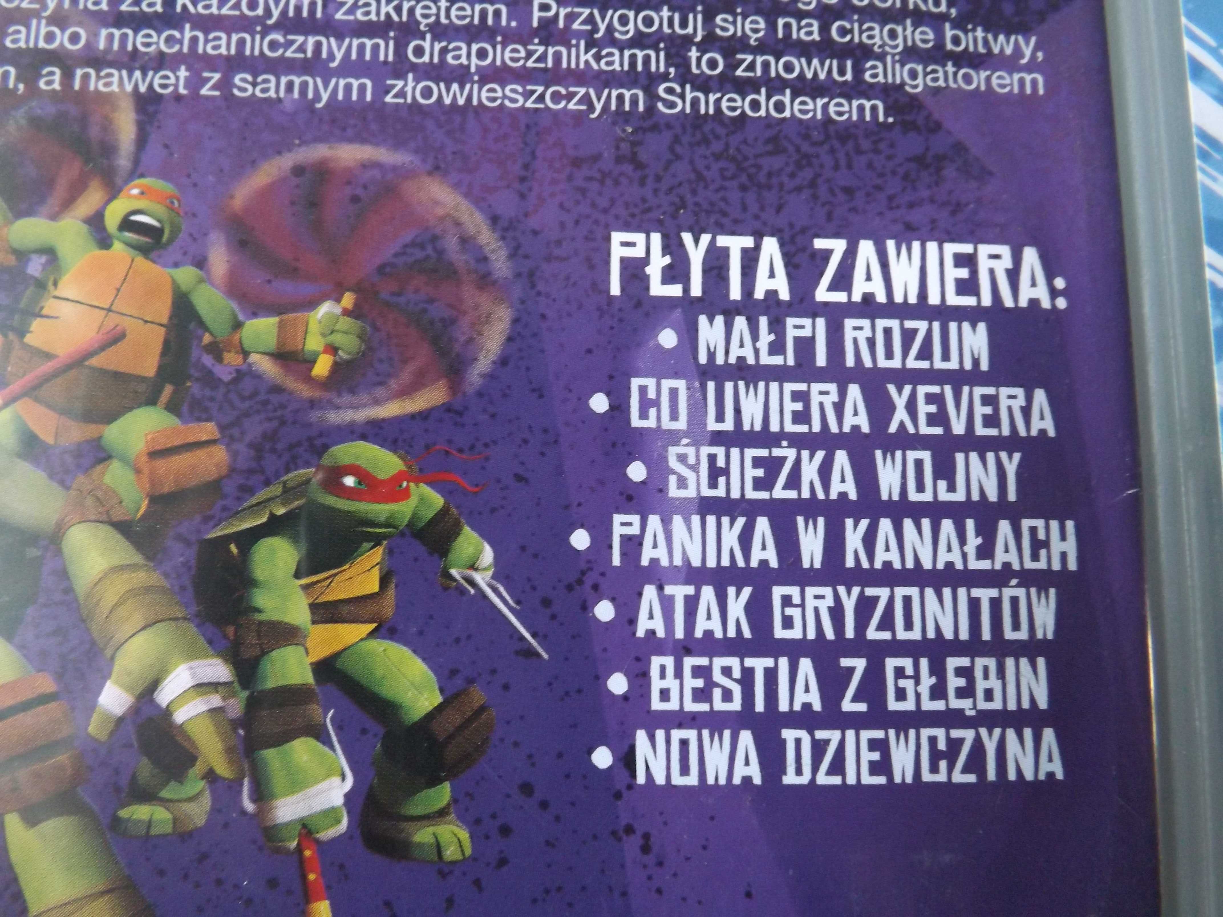 Żółwie Ninja bajki, filmy dvd