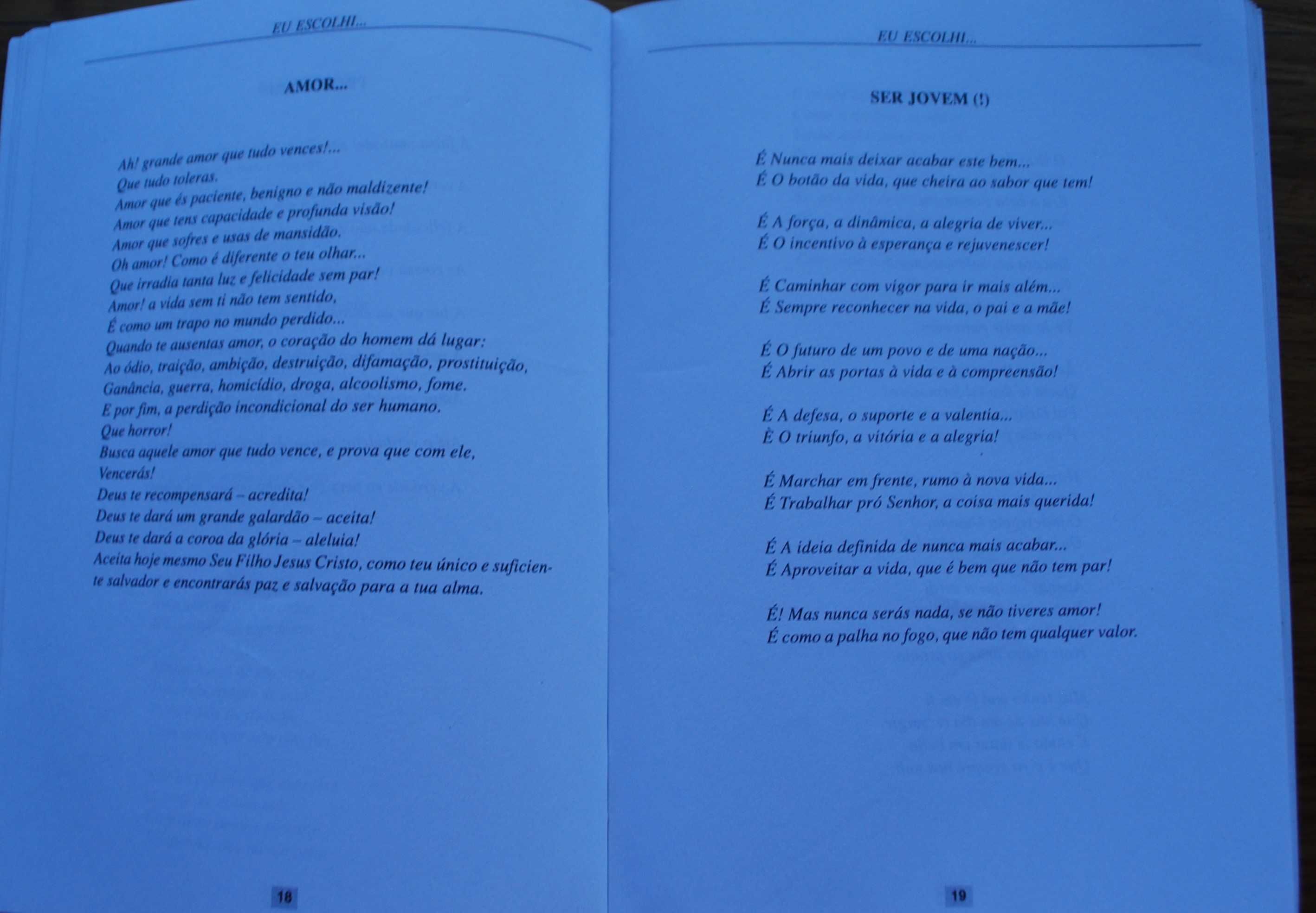 Eu Escolhi... (60 Poemas) de Carlos Alberto Gil Rocha da Costa
