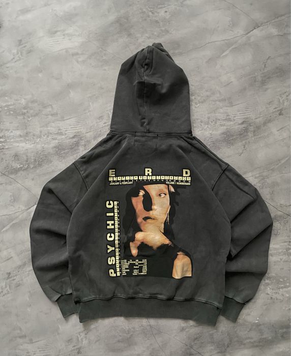 Худі Enfants Riches Deprimes / E.R.D. темно сірого кольору.