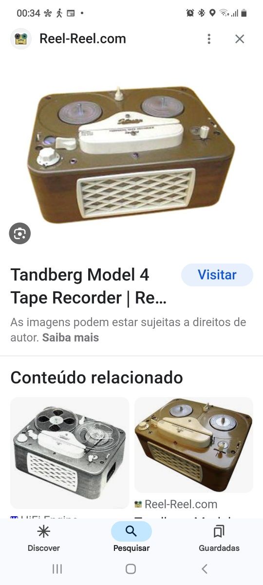 Tanberg  Gravador  a valvulas stereo  vintage