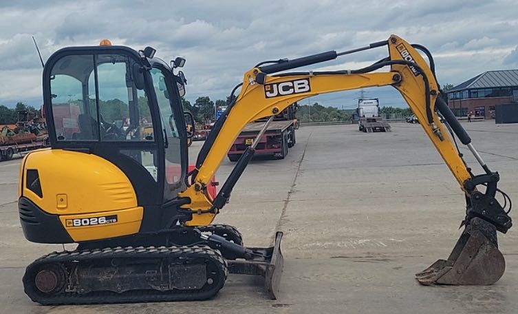 minikoparka JCB 8026 CTS 2020r 1400mth 2.8T