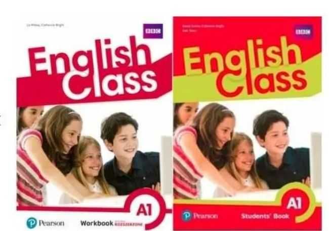 ENGLISH CLASS A1 podręcznik + ćwiczenia KLASA 4 Pearson