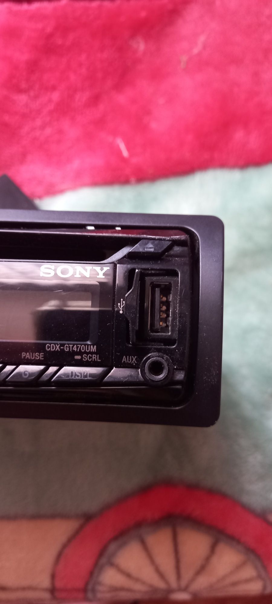 Auto rádio Sony CDX-GT 470 UM