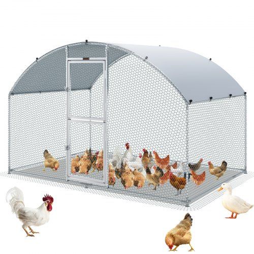 Galinheiro , galinheiro de 3 x 2 x 2 m ao ar livre com telhado de prot