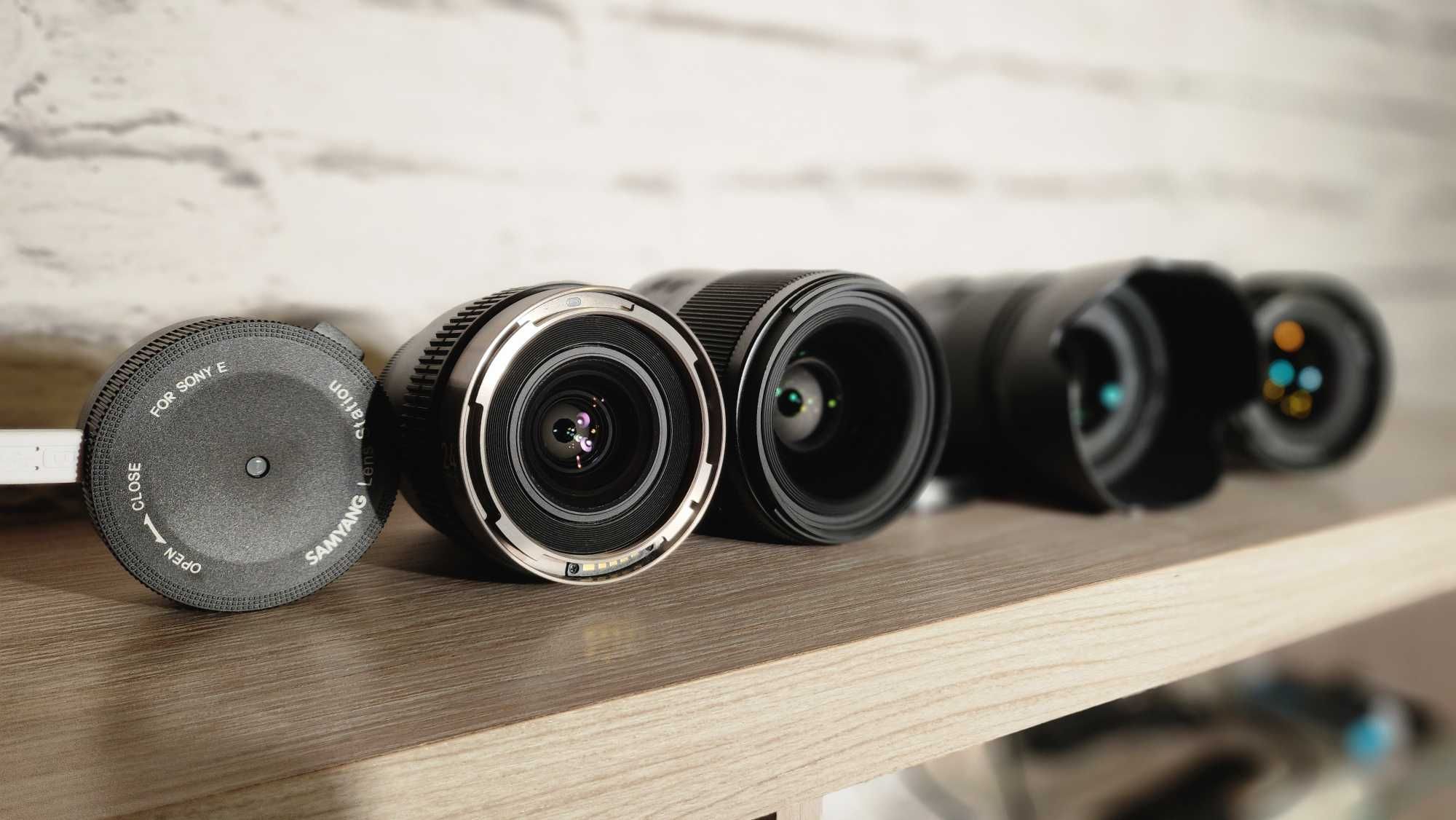 Sony A7Cii, 24mm, 35mm, 55mm, 75mm, akcesoria