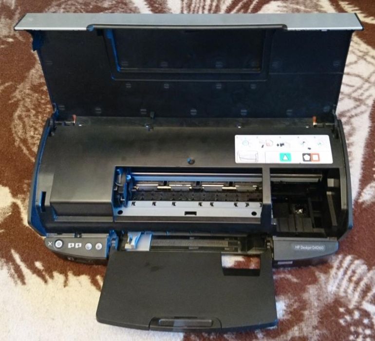 Drukarka tuszowa kolorowa HP Deskjet D4260 uszkodzona