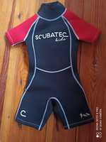 Гідрокостюм купальний костюм для дайвінгу ниряння Scubatec kids XS