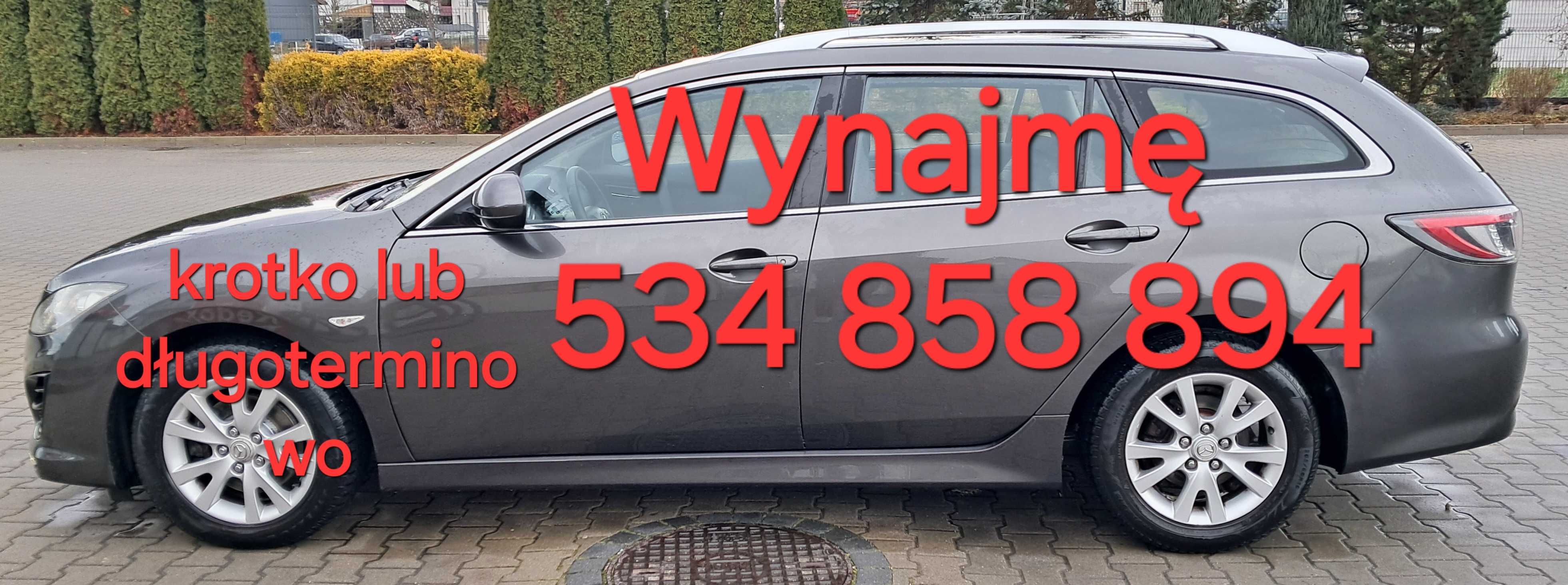 Wynajmę Mazda 6 kombi diesel wynajem wypżyczalnia