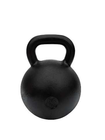 Kettlebell Cast Fitness 64 kg żeliwny czarny