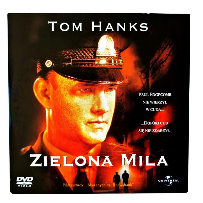 Zielona Mila Tom Hanks Film DVD.