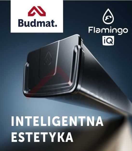 BUDMAT rynny kwadratowe metalowe FLAMINGO IQ 135/80 - 1 m