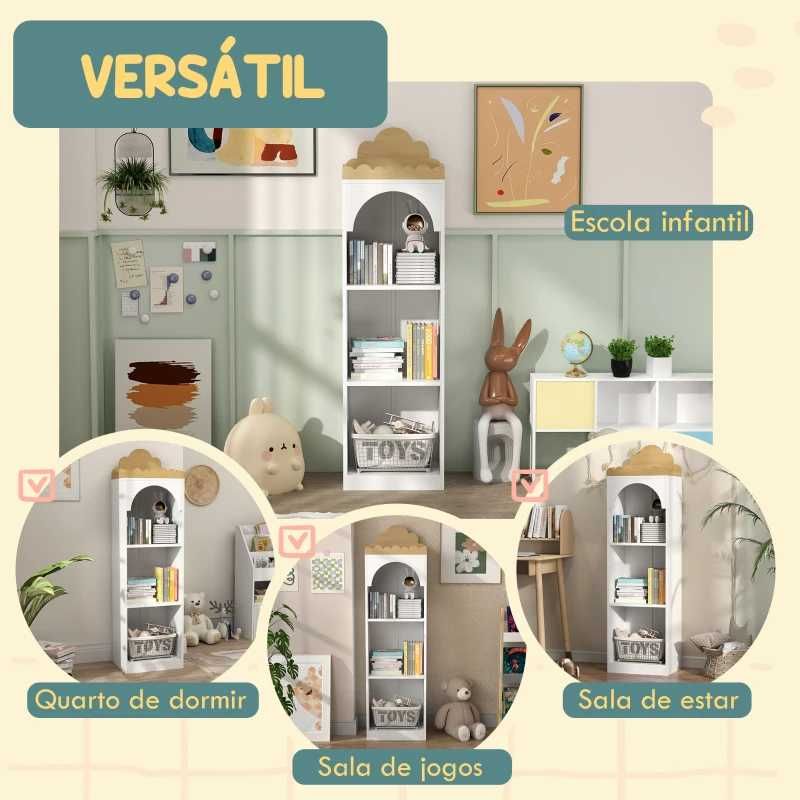 Estante de Madeira – Quarto de Criança